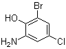 structure of CAS# 179314-60-4, 2-Amino-6-bromo-4-chlorophenol