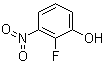 结构式 CAS# 179816-26-3, 2-氟-3-硝基苯酚