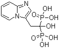 structure of CAS# 180064-38-4, Minodronic acid;1-Hydroxy-2-(imidazo[1,2-a]pyridin-3-yl)ethane-1,1-bis(phosphonic acid)