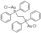 结构式 CAS# 18024-34-5, mu-[1,2-双(二苯基膦基)乙烷]双(氯化金); 二氯(DPPE)二金(I)