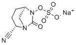 structure of CAS# 1804915-68-1, Sodium [(2S,5R)-2-cyano-7-oxo-1,6-diazabicyclo[3.2.1]octan-6-yl] sulfate;WCK-4234 sodium