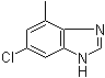 结构式 CAS# 180508-09-2, 6-氯-4-甲基苯并咪唑