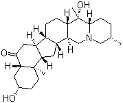 structure of CAS# 18059-10-4, Peiminine;3beta,20-Dihydroxy-5alpha-cevan-6-one
