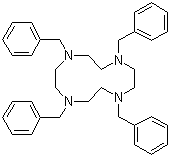 structure of CAS# 18084-64-5, 1,4,7,10-Tetrabenzyl-1,4,7,10-tetraazacyclododecane