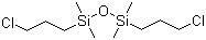 structure of CAS# 18132-72-4, 1,3-Bis(3-chloropropyl)-1,1,3,3-tetramethyldisiloxane
