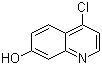 structure of CAS# 181950-57-2, 4-Chloro-7-hydroxyquinoline
