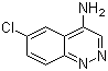 结构式 CAS# 18259-66-0, 6-氯-4-噌啉胺