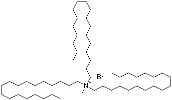 结构式 CAS# 18262-86-7, 三(十八烷基)甲基溴化铵