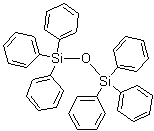 结构式 CAS# 1829-40-9, 六苯基二硅氧烷