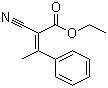 结构式 CAS# 18300-89-5, 2-氰基-3-苯基巴豆酸乙酯