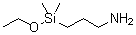 结构式 CAS# 18306-79-1, (3-氨基丙基)乙氧基二甲基硅烷