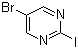结构式 CAS# 183438-24-6, 5-溴-2-碘嘧啶