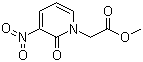 structure of CAS# 183666-09-3, 3-Nitro-2-oxo-1(2H)-pyridineacetic acid methyl ester