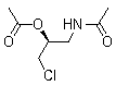 结构式 CAS# 183905-31-9, (S)-1-[(乙酰基氨基)甲基]-2-氯乙基乙酸酯