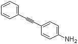 结构式 CAS# 1849-25-8, 4-(苯乙炔基)苯胺