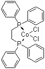 结构式 CAS# 18498-01-6, [1,2-双(二苯基膦)乙烷]二氯钴(II)