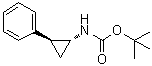 结构式 CAS# 185256-47-7, (1R-反式)-(2-苯基环丙基)氨基甲酸叔丁酯