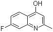 结构式 CAS# 18529-03-8, 7-氟-4-羟基-2-甲基喹啉