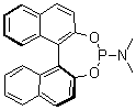 structure of CAS# 185449-80-3, (S)-N,N-Dimethyl-dinaphtho[2,1-d:1',2'-f][1,3,2]dioxaphosphepin-4-amine;MonoPhos