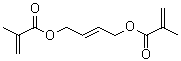 structure of CAS# 18621-77-7, 2-Methyl-2-propenoic acid 2-butene-1,4-diyl ester
