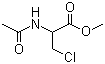 structure of CAS# 18635-38-6, Methyl 2-acetylamino-3-chloropropionate;Methyl 2-(acetylamino)-3-chloropropanoate