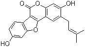 结构式 CAS# 18642-23-4, 补骨脂定