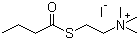 结构式 CAS# 1866-16-6, N,N,N-三甲基-2-[(1-氧代丁基)硫代]乙基碘化铵