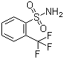 结构式 CAS# 1869-24-5, 2-三氟甲基苯磺酰胺; 邻三氟甲基苯磺酰胺