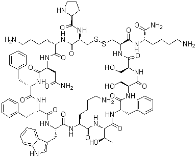 结构式 CAS# 186901-48-4, 皮质抑素-14