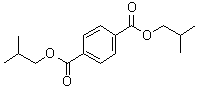 结构式 CAS# 18699-48-4, 对苯二甲酸二异丁基酯