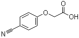 structure of CAS# 1878-82-6, (4-Cyanophenoxy)acetic acid;(p-Cyanophenoxy)acetic acid; 2-(4-Cyanophenoxy)acetic acid