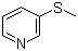 structure of CAS# 18794-33-7, 3-(Methylthio)pyridine;¦Â-(Methylthio)pyridine