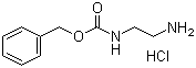 结构式 CAS# 18807-71-1, N-苄氧羰基乙二胺盐酸盐
