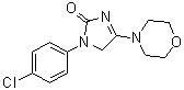 structure of CAS# 188116-07-6, Imepitoin;1-(4-Chlorophenyl)-1,5-dihydro-4-(4-morpholinyl)-2H-imidazol-2-one; AWD 131-138