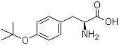 structure of CAS# 18822-59-8, O-tert-Butyl-L-tyrosine;L-Tyrosine(tBu); H-Tyr(tBu)-OH