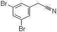 结构式 CAS# 188347-48-0, 3,5-二溴苯乙腈
