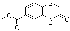 结构式 CAS# 188614-01-9, 3-羰基-3,4-二氢-2H-1,4-苯并噻嗪-6-羧酸甲酯