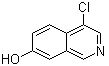 structure of CAS# 1888902-20-2, 4-Chloro-7-isoquinolinol