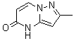 structure of CAS# 189116-35-6, 2-Methylpyrazolo[1,5-a]pyrimidin-5(4H)-one