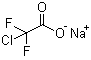 结构式 CAS# 1895-39-2, 二氟氯乙酸钠
