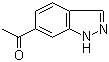 structure of CAS# 189559-85-1, 1-(1H-Indazol-6-yl)ethanone