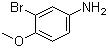 structure of CAS# 19056-41-8, 3-Bromo-4-methoxyaniline;3-Bromo-4-methoxyphenylamine