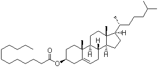 Cholesteryl laurate molecular structure (CAS 1908-11-8)