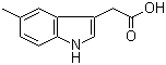 结构式 CAS# 1912-47-6, 5-甲基吲哚-3-乙酸