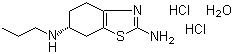 结构式 CAS# 191217-81-9, 普拉克索; (S)-2-氨基-4,5,6,7-四氢-6-(丙基氨基)苯并噻唑二盐酸盐一水合物