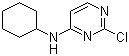structure of CAS# 191729-06-3, 2-Chloro-N-cyclohexyl-4-pyrimidinamine