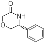 结构式 CAS# 192815-71-7, (R)-5-苯基吗啉-3-酮