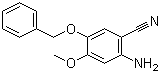 structure of CAS# 192869-57-1, 2-Amino-5-(benzyloxy)-4-methoxybenzonitrile