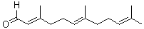 structure of CAS# 19317-11-4, Farnesal;3,7,11-Trimethyl-2,6,10-dodecatrienal