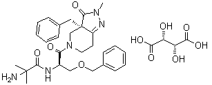 structure of CAS# 193273-69-7, Capromorelin tartrate;CP 424391-18